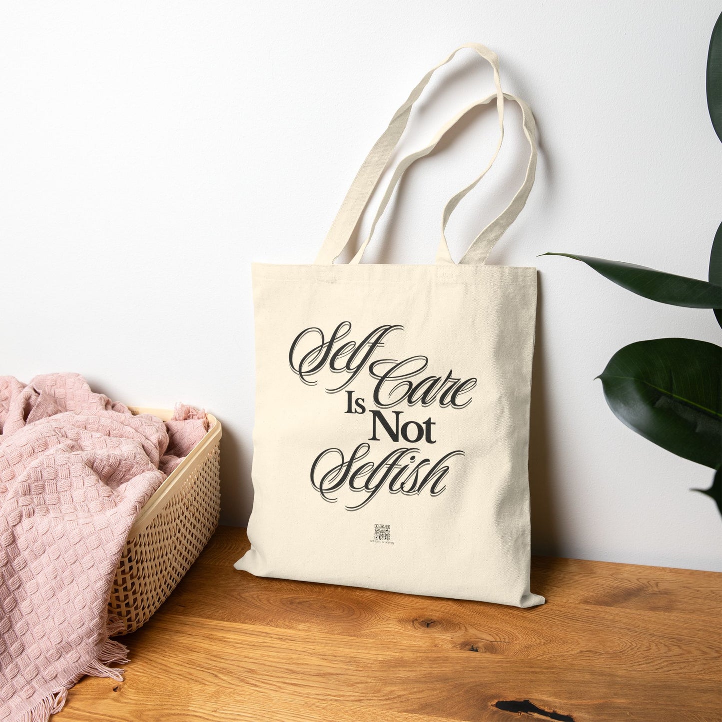 Self Care Cotton Canvas Tote Bag