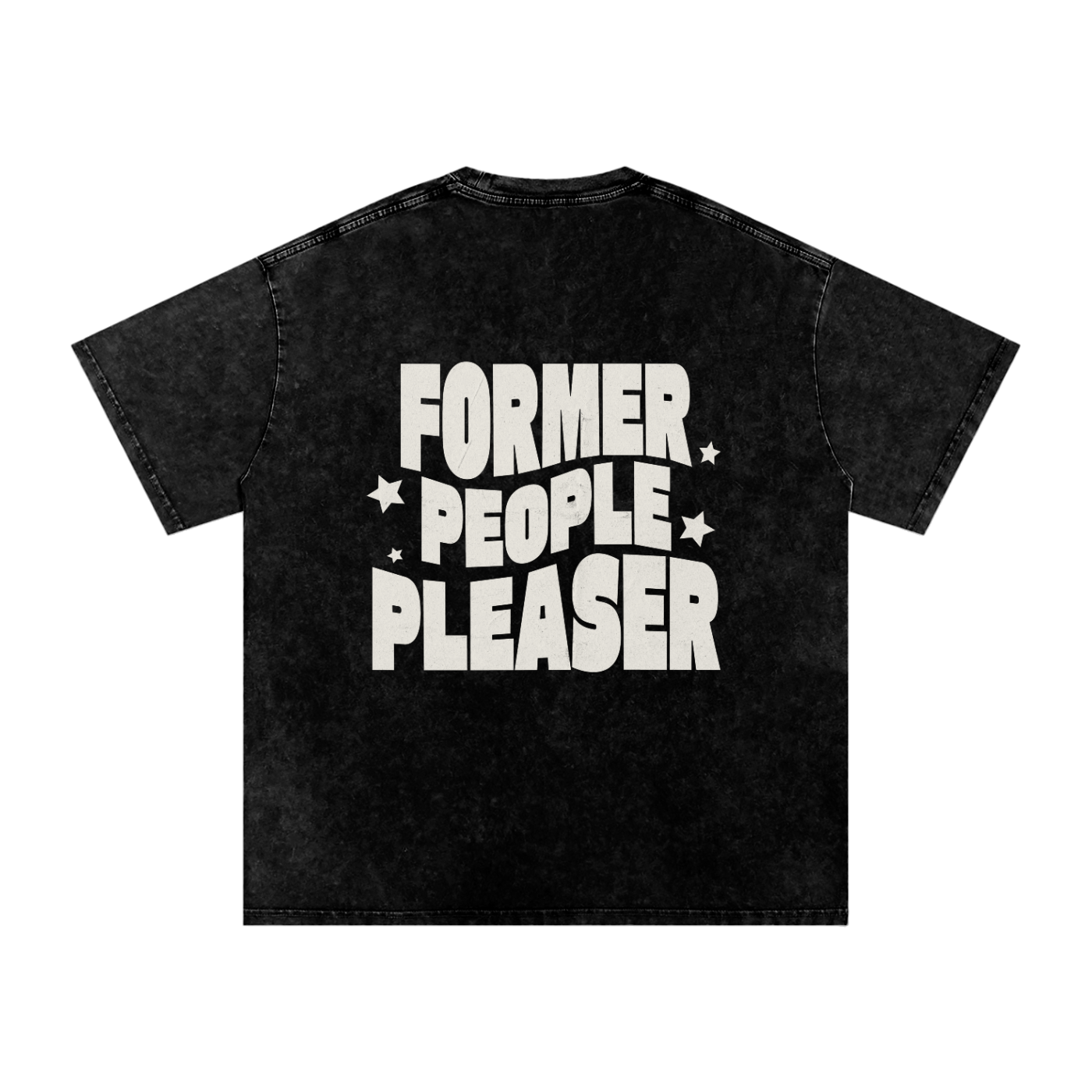 Former People Pleaser Acid Washed Oversized Tee