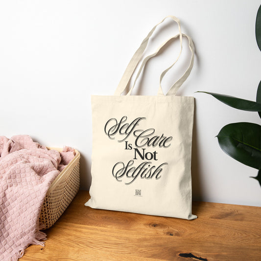 Self Care Cotton Canvas Tote Bag