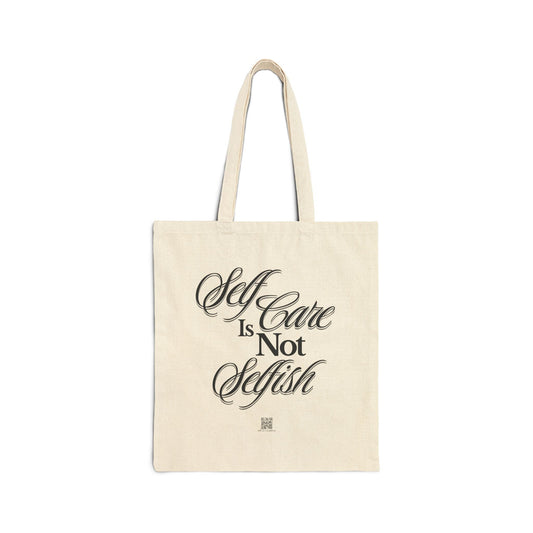 🎁 Self Care Cotton Canvas Tote Bag (100% off)