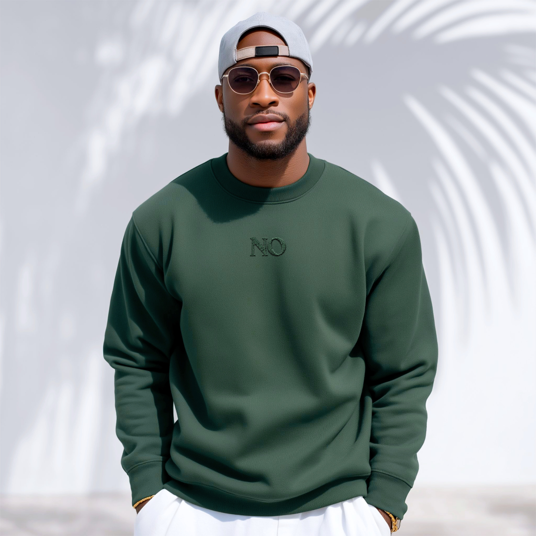 NO. Sweatshirt | Forest Green